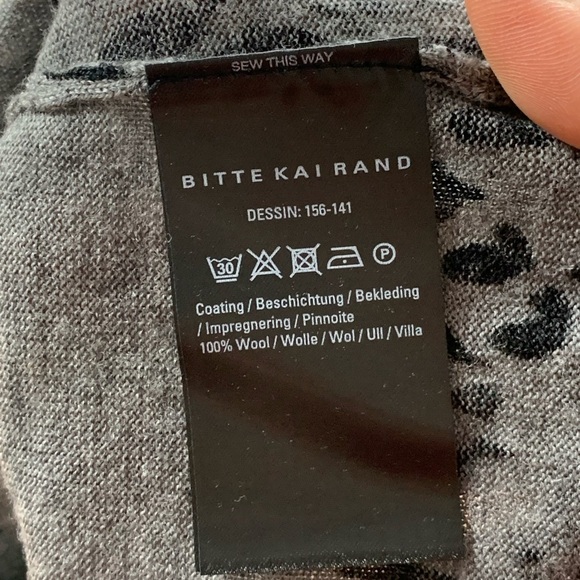 Bitte Kai Rand Copenhagen Grey Wool Cardigan Sweater - Picture 5 of 7